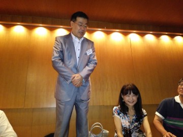 名誉会長、副会長の山田知事夫妻にも来て頂けました。